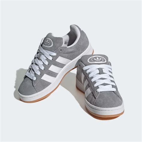 grijs adidas campus 00s|adidas campus 00s grey.